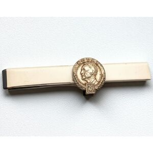 Vtg 1954 sterling silver Kodak 25 years coin tie clip antique